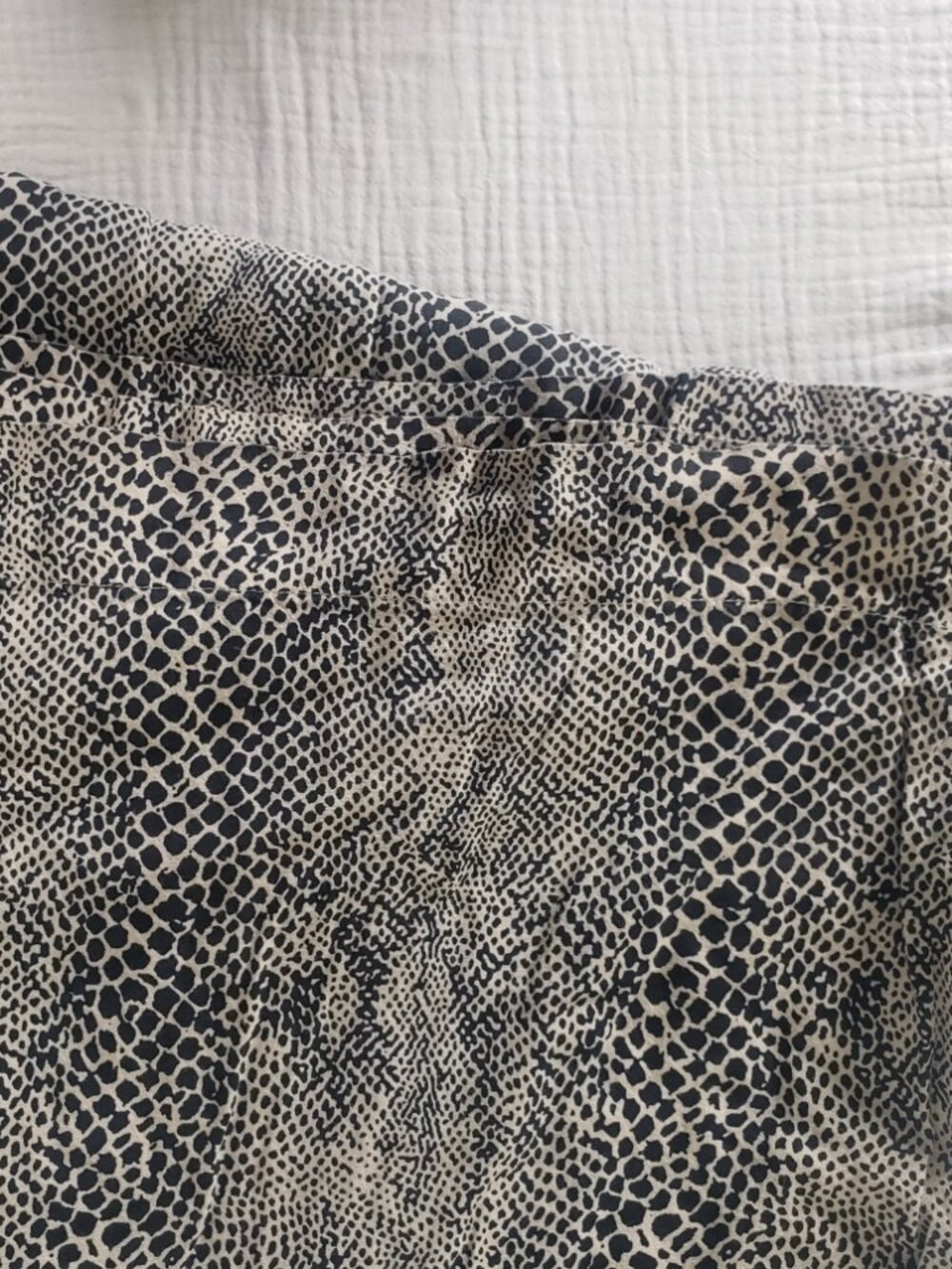 Jessica Simpson 2X Wide Leg Pants Animal Print Pull On Flowy - Picture 6 of 7